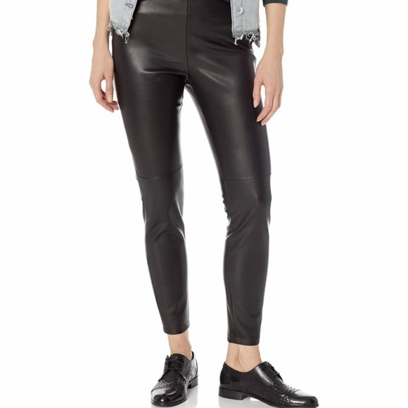 NWT Cupcakes & Cashmere Cedric Faux Leather Pants - Picture 2 of 7